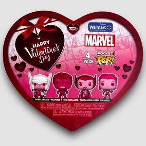 Funko Marvel Valentines Day 4 Pack Pocket Pop Gift Set NIB